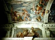 Paolo  Veronese ceiling of the stanza di bacco Germany oil painting artist